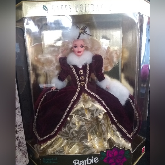 Mattel Barbie 2fer Holiday Barbie Rare Vintage Special 1996 Ed., & 2007 Ed. NIB - Picture 3 of 7